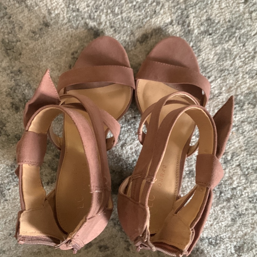LC Lauren Conrad Pink Strappy Heels - Picture 5 of 6